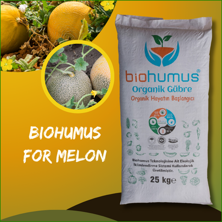 for melon
Biohumus Organic Fertilizer 25 Kg