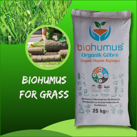 for grass
Biohumus Organic Fertilizer 25 Kg