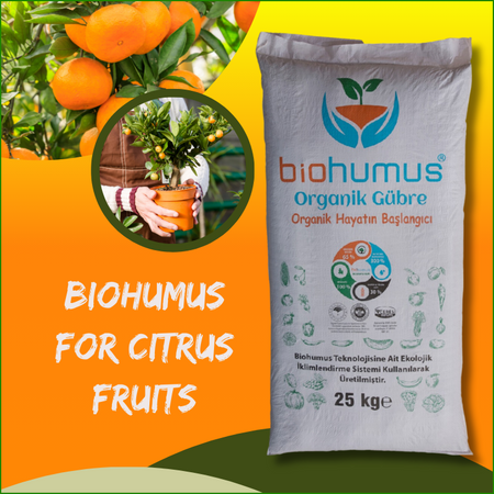 for citrus
Biohumus Organic Fertilizer 25 Kg