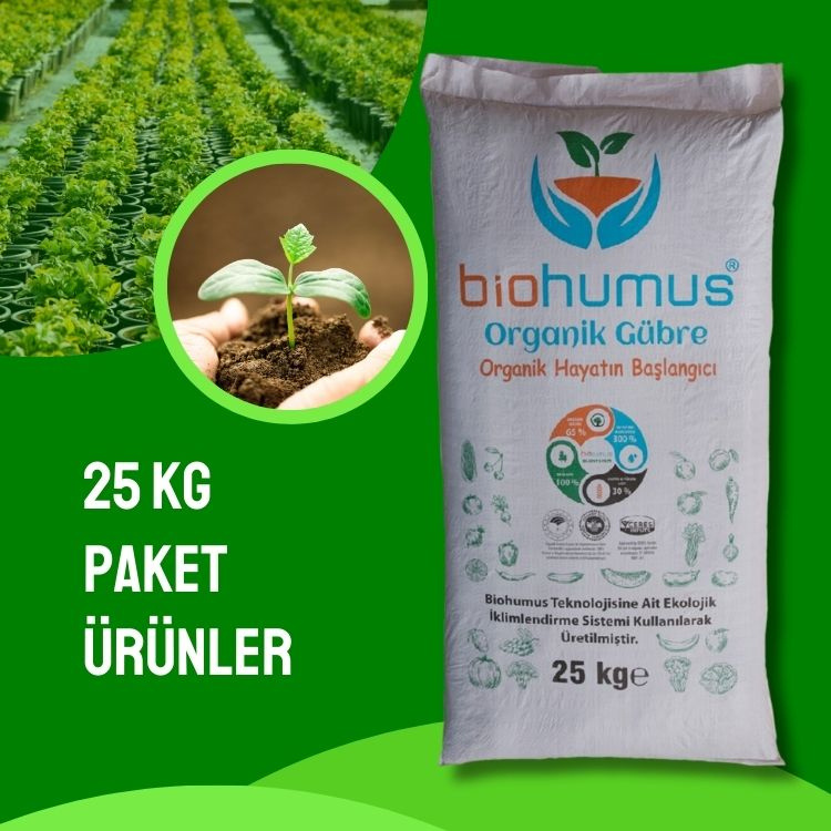 25 Kg Biohumus Organik Gübre Çeşitleri