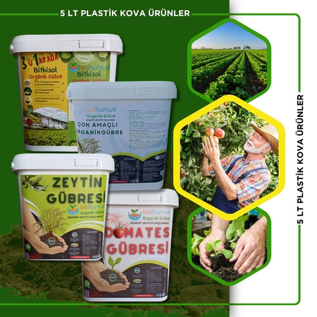 5 Litre Biohumus Organik Gübre Çeşitleri