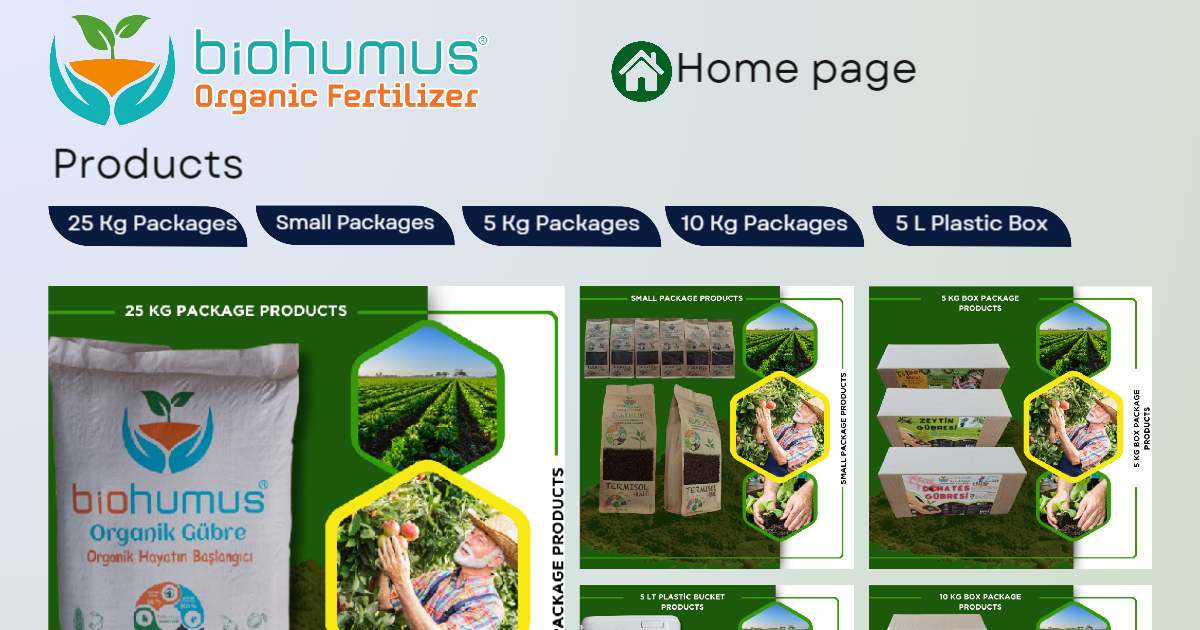 Biohumus Organic Fertilizer Products Official Web Site
