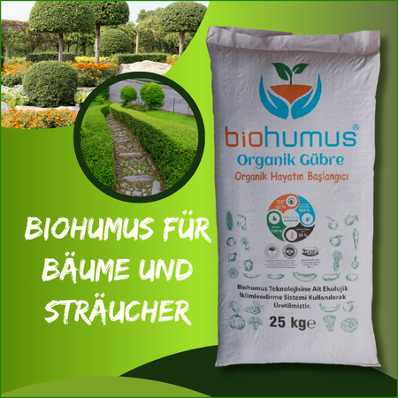 Für Baum und Busch Biohumus Organischer Dünger 25 Kg